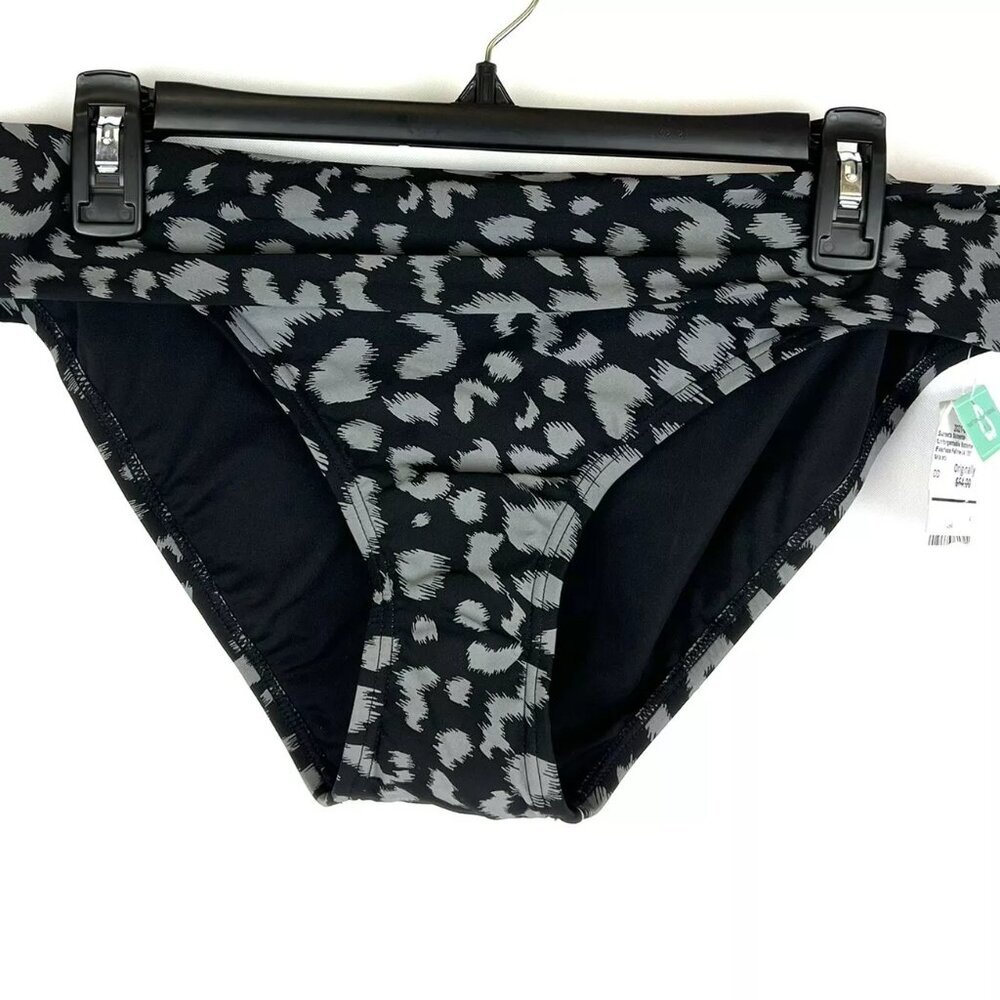 Sunsets Women’s Black/Gray Bikini Bottom Size 14